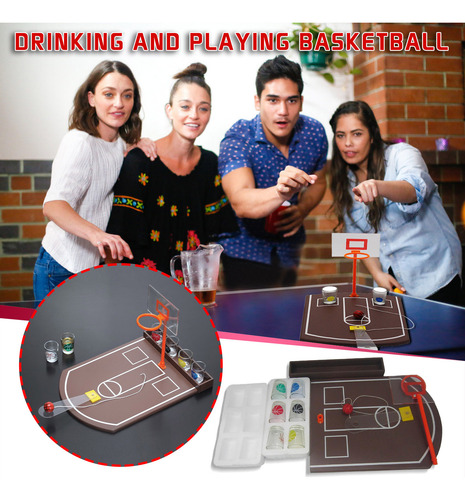 Brinquedo De Jogo P Table Basketball Mini Beer Drinking Para