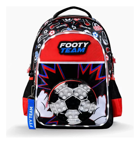 Mochila Footy Espalda Pop It 18p F1793