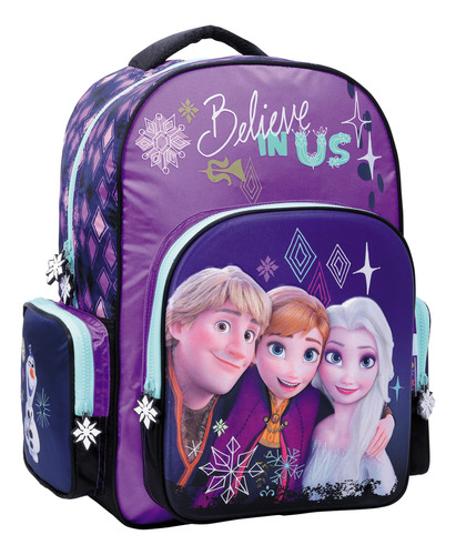 Mochila Disney Frozen 18 Pulgadas Original Wabro 57816