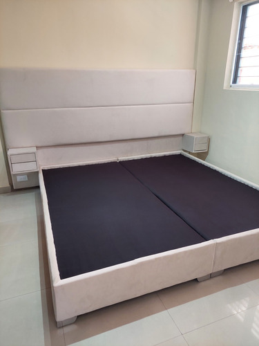 Box Spring Y Copete /cama / King Size