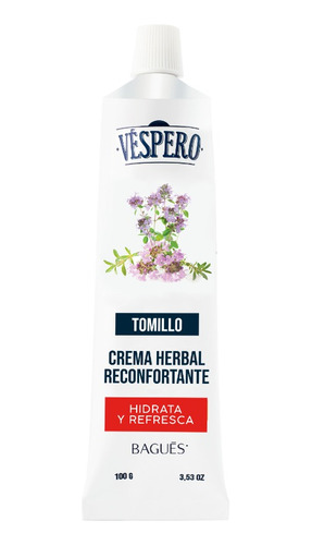 Crema Herbal De Tomillo Véspero Bagués 