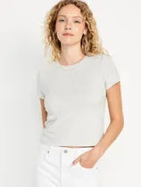 Comprar Playera Gris De Mujer Bestee Old Navy