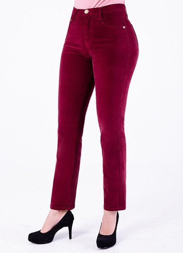 Clasico Corduroy Stretch Pnr Mujer Diana Recto