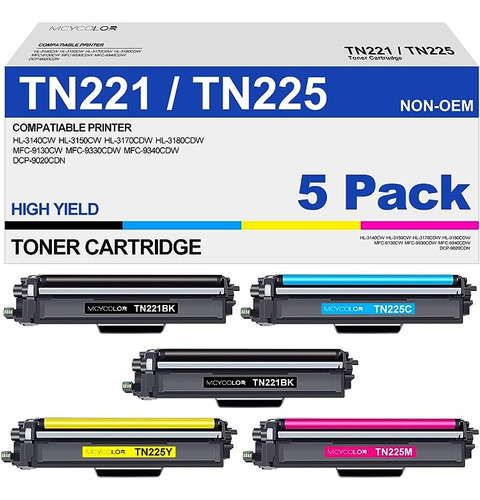 Tn221 Tn225 Toner Repuesto Para Tn 221 Tn 225 Compatible Con