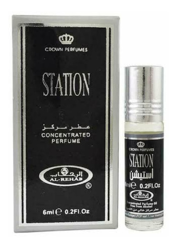 Station Perfume Arabe Al Rehab 6 Ml Fresco Acuático Marino 