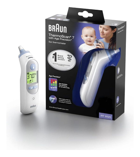 Braun Irt6520 Termómetro De Oído Para Bebés