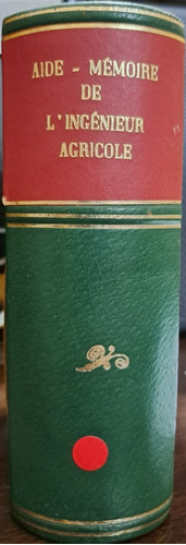 Aide - Memoire De L' Ingenieur Agricole  1906