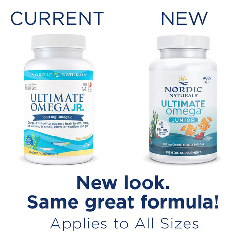 Suplemento Nordic Naturals Ultimate Omega Jr. Morango
