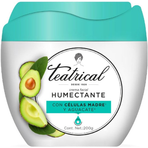 Teatrical Crema Facial Humectante 200g