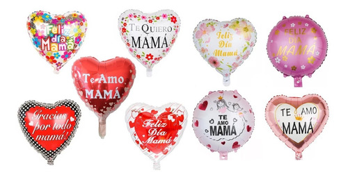 50 Globos Mama Dia De Las Madres 10 De Mayo 18 Pulgadas  