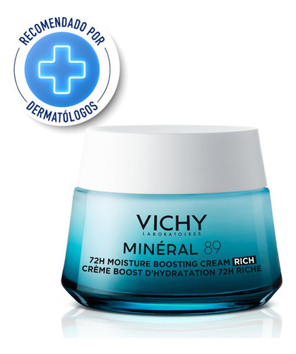 Vichy® Mineral 89 Crema Hidratante 72h Textura Rica 50ml