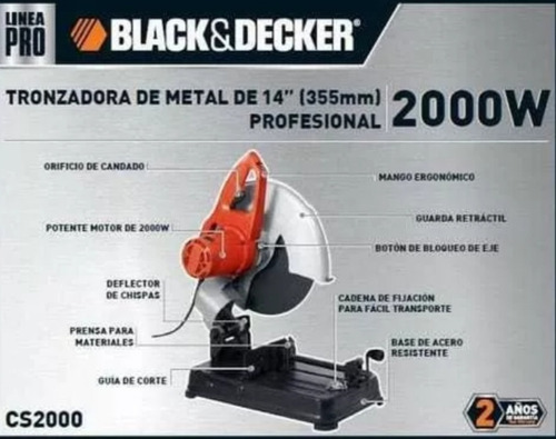 Tronzadora Black Decker