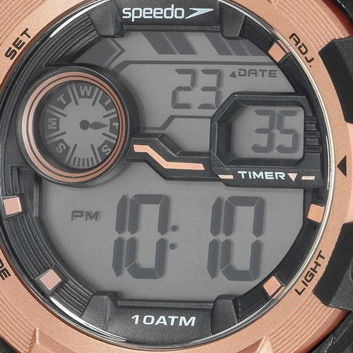Relógio Digital Speedo 11015g0evnp2 Masculino Preto