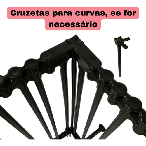 Cercado De Proteção Para Piscinas Jardins Escadas 3,63 Mts