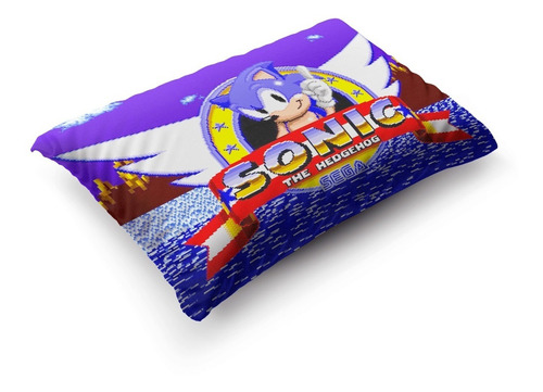 Imagen 3 de 5 de Funda De Almohada Sonic Sega Y Sonic Boom 70x45cm Vudú Love
