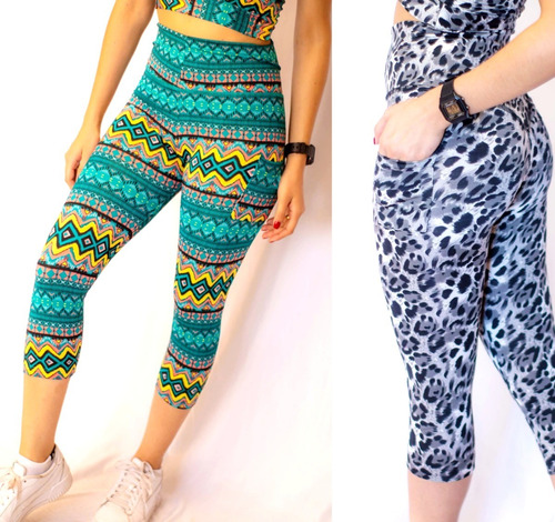 Leggings Calza Capri Deportiva Y Casual Estampada (parteiii)