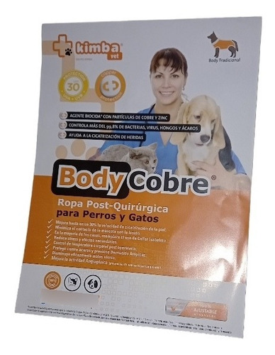 Body Post Operatorio Para Perros Talla 5 De 7,5 A 10 Kg