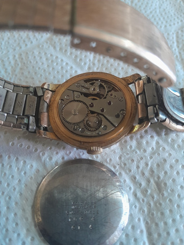 Antiguo Reloj Handor Años 50' Plaqué 1/20 17 Rubies Suizo (Usado)