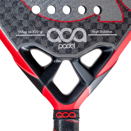 Pala de pádel ACA Padel Palladium LTD color negro para alto rendimiento