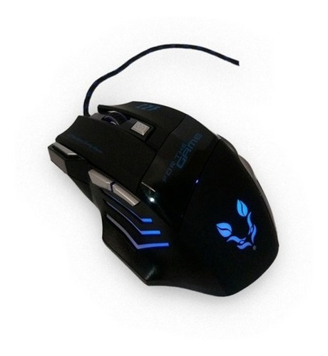Mouse Pc Juegos 5500 Dpi Gaming Mouse Gamer 7 Botones Azul