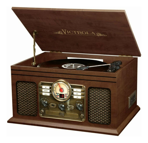 Victrola Nostalgic 6-in-1 Bluetooth Record Player &