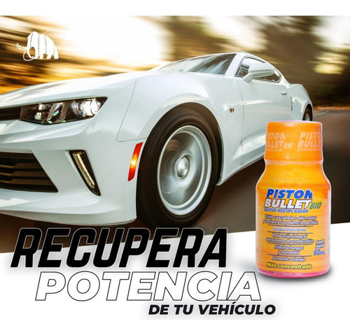 Elevador De Octanaje Piston Bullet Bio 4un Aditivo Gasolina