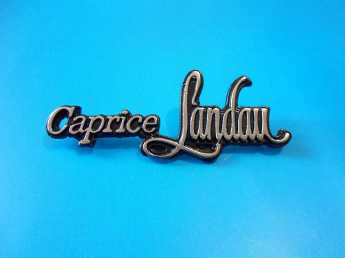 Emblema Caprice Landau Chevrolet Caprice Classic