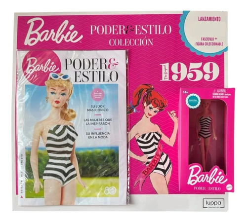 Barbie Colección Poder Y Estilo Vol. 1 De 1959 Luppa