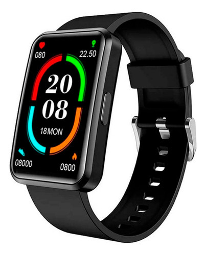 Reloj Inteligente Smartwatch Blackview R5 Fitness Ip68 Atrix Color De La Malla Negro