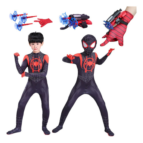 Kit De Disfraces Para Fiesta De Cosplay De Spiderman