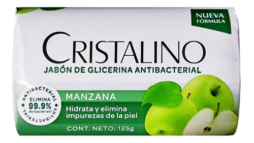 Jabon Cristalino X 125 G.-manzana - g a $34