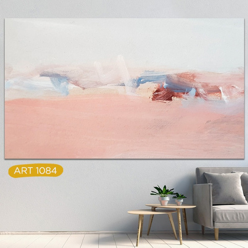 Cuadro Abstracto Arte Moderno Decorativo 120x70 Madera Tela