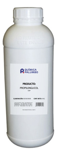 Propilenglicol / Glicol X 1 Kg. Usp. Anticongelante