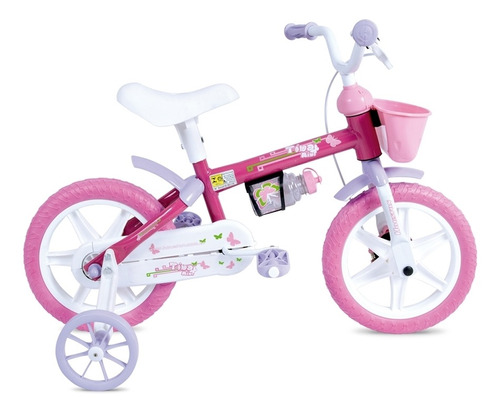 Bicicleta Infantil Aro 12 Em Plástico Tina Mini  Houston