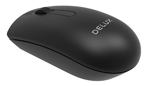 Mouse Delux M322 Inalambrico Negro/blanco