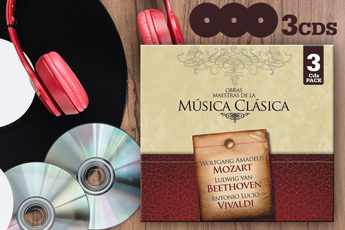 Obras Maestras De La Música Clásica - 3 Cds 