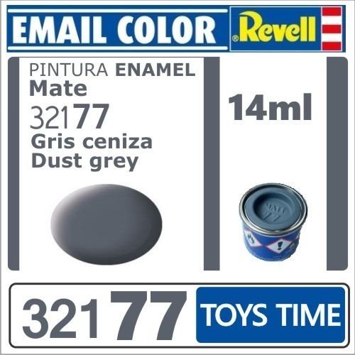 Pintura Revell Enamel Mate Color 321 77 Gris Ceniza