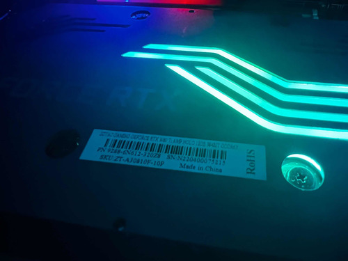 Zotac 3080 Ti Holo Amp (Usado)