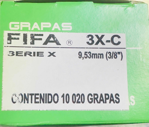 Grapa Fifa 3x-c 3/8 Revista