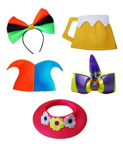 Gorros Cotillón 15 Años, Carioca Y 2 Galeras Con Luz