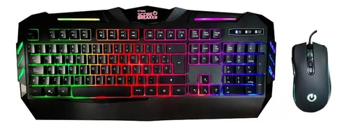 Kit Teclado Y Mouse Gamer Anti-ghosting Rgb Etheos Tmmbgk1