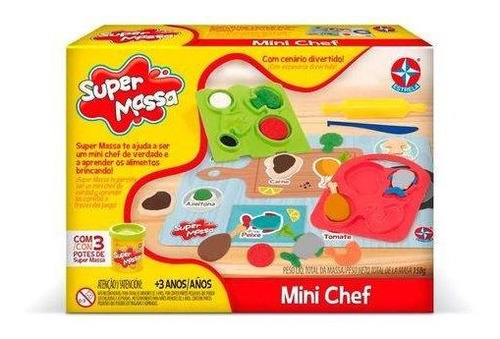 Super Massa Mini Chef Estrela 0180