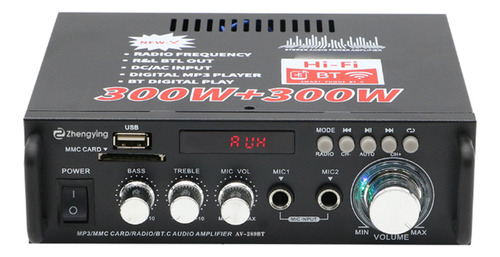 W Amplificador De Potência Novo Amplificador Profissional A