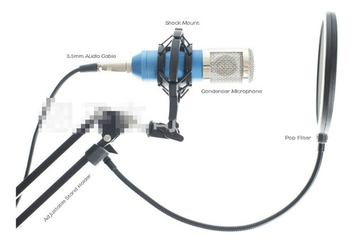 L Kit De Micrófono De Suspensión Bm800 Pro For Uso En