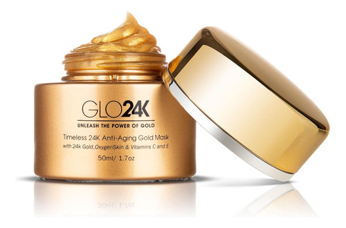 Glo24k - Mascarilla Nutritiva Atemporal De Oro Con Oro De 24