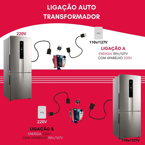 Autotransformador Bivolt Profissional 3000va Capte