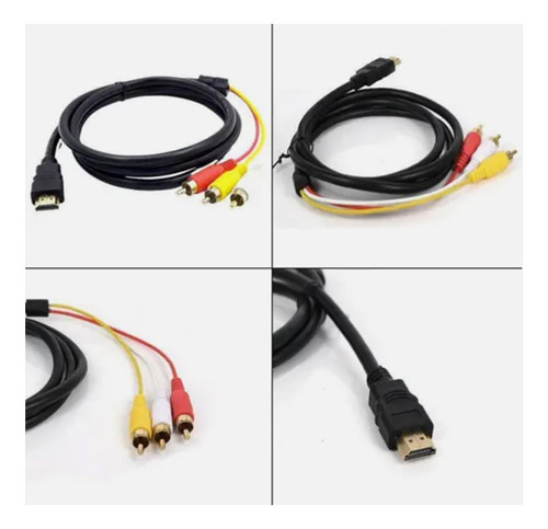 Cable Hdmi A Rca De Snlrntin, Cable Hdmi Macho De 1080p A 3-