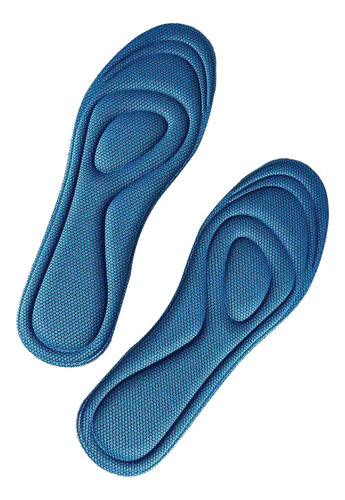 Plantillas Para Zapatos 3d Nano Uso Diario Azul 43 44