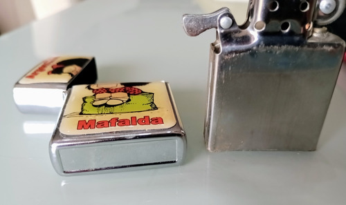 Mafalda Argentina Case Bolsinha E Isqueiro Funcionando (Usado)