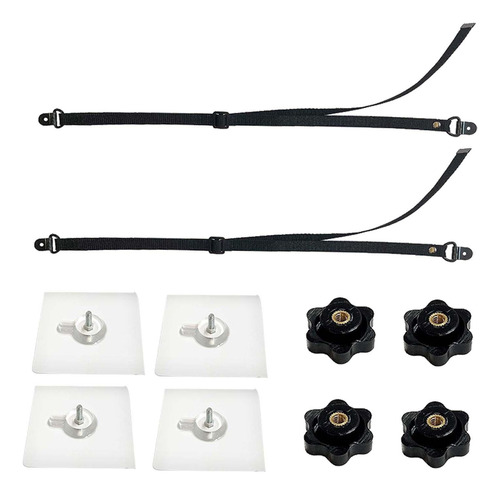 2x Tv Cinturones Seguridad Muebles Anclaje Pared Muebles